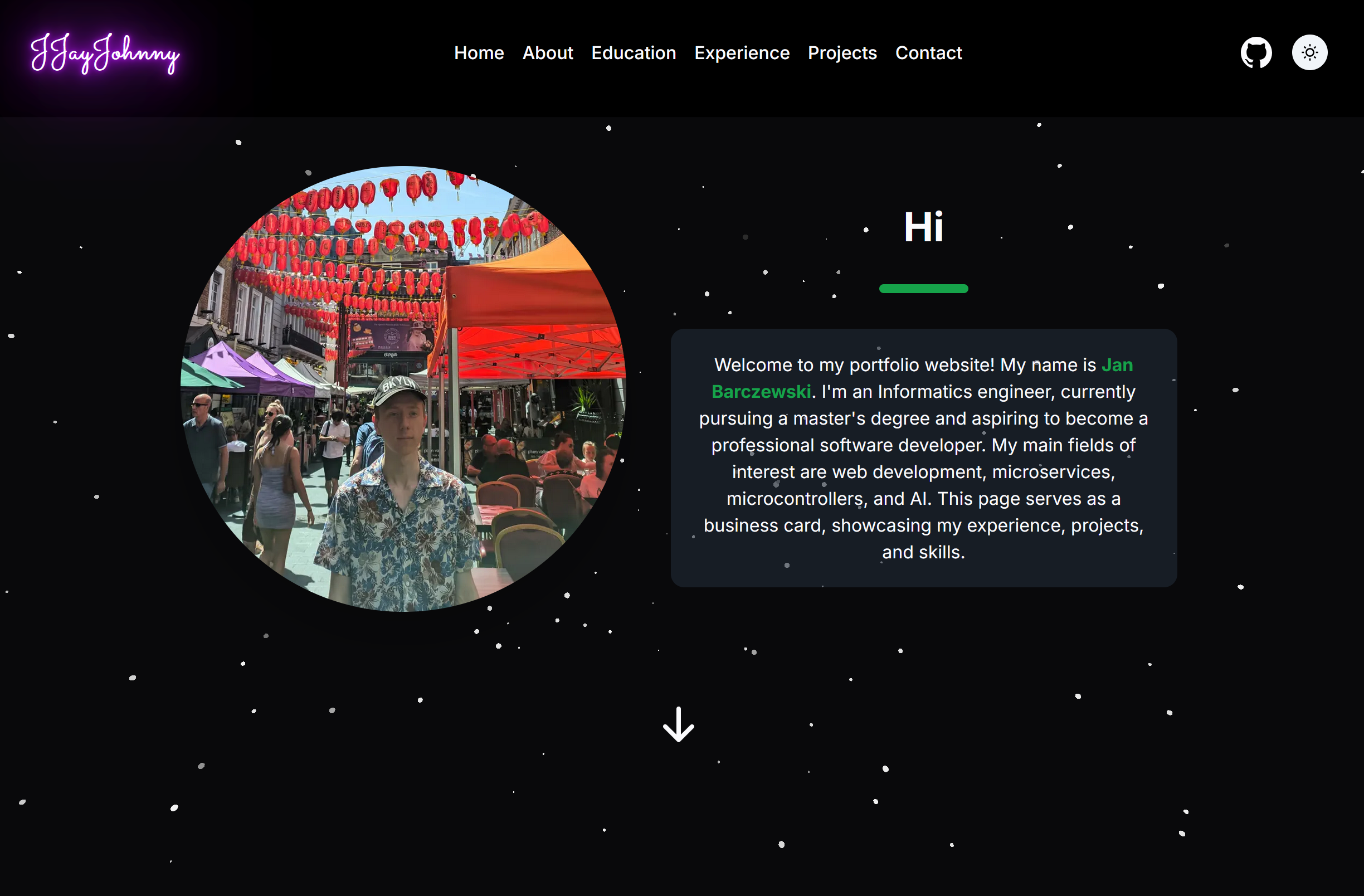 Image of Portfolio Website